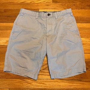Light blue Banana Republic 32” shorts.